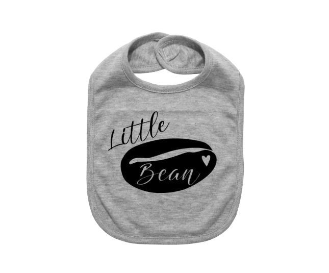 Cute Baby Bib, Little Bean, Little Bean Bib, Baby Shower, Gift For Baby, Newborn Bibs, Little Bean Baby, Infant Gift, Baby Shower Gift, Cute - Chase Me Tees LLC