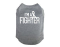 I'm A Fighter, Cancer Dog Shirt, Cancer Awareness, Dog Shirt, Puppy Shirt, Cancer Puppy Shirt, Cancer Awareness T, Pet Supplies, Dog Apparel - Chase Me Tees LLC