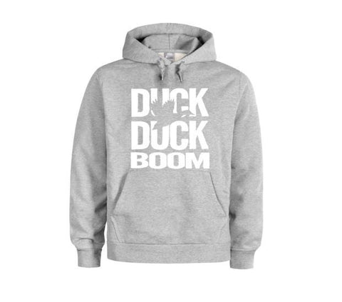 Duck Hunting Apparel, Duck Duck Boom, Duck Hunting Hoodie, Gift For Duck Hunter, Unisex Hoodie, Waterfowl Apparel, Fashion, Humor, Trendy - Chase Me Tees LLC