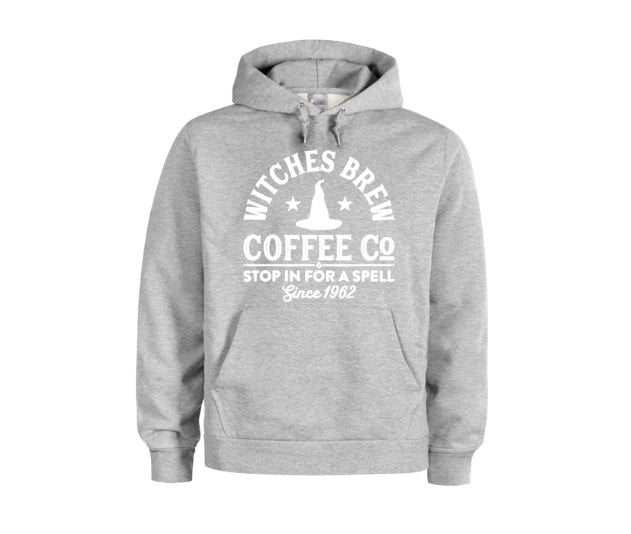Halloween Hoodie, Witches Brew, Coffee Apparel, Funny Hoodies, Halloween Apparel, Gift For Her, Hoodies, Graphic, Halloween Outfit, Trendy - Chase Me Tees LLC