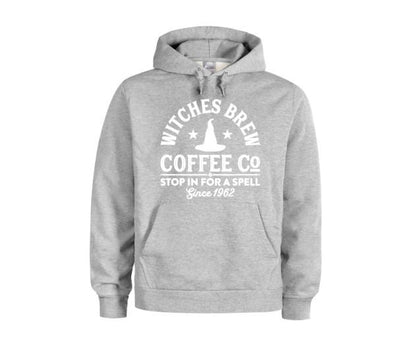 Halloween Hoodie, Witches Brew, Coffee Apparel, Funny Hoodies, Halloween Apparel, Gift For Her, Hoodies, Graphic, Halloween Outfit, Trendy - Chase Me Tees LLC