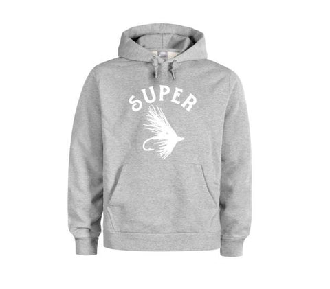 Fly Fishing Hoodie, Super Fly, Outdoors Wear, Fishing Apparel, Unisex Hoodies, Fly Fishing Apparel, Fishing Gear, Graphic Hoodie, Fishing - Chase Me Tees LLC