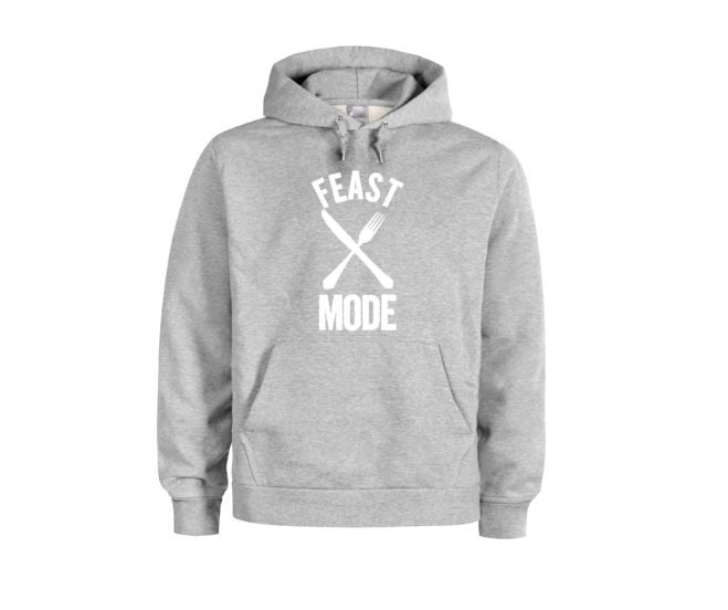 Thanksgiving Hoodie, Feast Mode, Thanksgiving Apparel, Funny Hoodie, Fashion, Unisex Hoodie, Humor, Sayings, Thankgiving Outfit, Hoodies - Chase Me Tees LLC