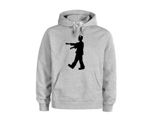 Halloween Hoodie, Frankenstein Walking, Frankenstein Apparel, Halloween Apparel, Unisex Hoodies, Trick Or Treat, Graphic Hoodie, Outdoors - Chase Me Tees LLC