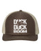 Duck Hunting Hat, Duck Duck Boom, Waterfowl Hat, Adjustable, Hunting Hat, Hunting And Fishing, Gift For Him, Duck Hunting, Ducks, White Text - Chase Me Tees LLC