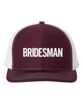 Groom Hat, Bridesman, Wedding Hat, Husband To Be, Hubby Hat, Getting Married Hat, Adjustable Strap, Gift For Him, Hubby To Be, White Text - Chase Me Tees LLC