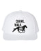 Equestrian Hat, Crawl Walk Ride, Horse Lover, Trucker Hat, Adjustable Cap, Horse Apparel, Horse Hat, Equestrian Apparel, Horses, White Text - Chase Me Tees LLC