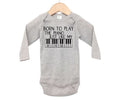 Piano Baby Onesie, Born To Play The Piano Just Like My Daddy, Piano Onesie, Baby Piano Outfit, Piano Dad, Music Bodysuit, Newborn Piano - Chase Me Tees LLC