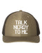 Nerd Hat, Talk Nerdy To Me, Nerd Cap, Trucker Hat, Snapback, Nerd Apparel, Gamer Hat, Computer Nerd, Gift For Nerd, Gaming Cap, White Text - Chase Me Tees LLC