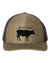 Cattle Hat, Herd That, Dairy Cattle, Beef Hat, Cattle Farmer Hat, Farm Hat, Trucker Hat, Baseball Cap, 10 Color Options!, Cows, Black Text - Chase Me Tees LLC