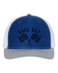 Racing Hat, Race Day, Motocross Hat, Racing Cap, Race Apparel, Trucker Hat, Racing Hats, Adjustable, 10 Different Colors!, Black Text - Chase Me Tees LLC