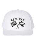 Racing Hat, Race Day, Motocross Hat, Racing Cap, Race Apparel, Trucker Hat, Racing Hats, Adjustable, 10 Different Colors!, Black Text - Chase Me Tees LLC