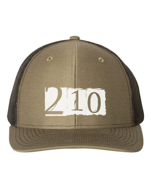 San Antonio Hat, 210, Texas Hat, Texas Trucker Hat, 210 Hat, Adjustable Snapback, Gift For Her, Dad Hat, Texas Pride, 210 Cap, White Text - Chase Me Tees LLC