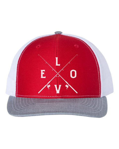 Fishing Hat, Love Fishing, Hunting And Fishing, Snapback, Fishing Apparel, Adjustable, 10 Hat Colors, Dad Hat, Gift For Her, White Text - Chase Me Tees LLC