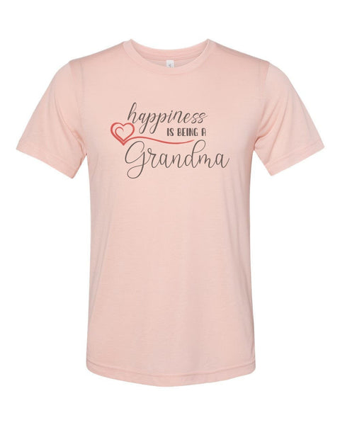 Grandma Shirt, Happiness Is Being A Grandma, Gift For Grandma, Mother's Day Gift, Sublimation T, Gift For Her, Nana Shirt, Gma Tee, Nana T - Chase Me Tees LLC