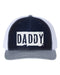 Daddy Hat, Daddy, Dad Hat, Snapback, Gift For Dad, Father's Day Gift, Dad Cap, Trucker Hat, 10 Different Colors, Adjustable, White Text - Chase Me Tees LLC