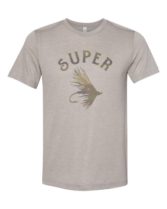 Fly Fishing Shirt, Super Fly Camo, Hunting And Fishing, Father's Day Gift, Fly Fishing Tee, Gift For Him, Camo Tee, Fishing Apparel, Grandpa - Chase Me Tees LLC