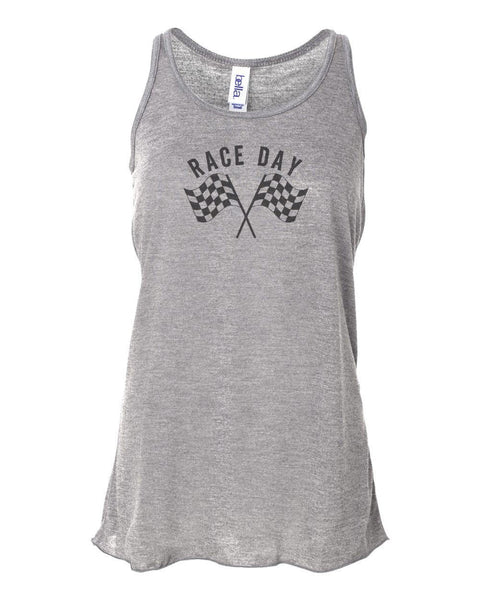 Racerback, Race Day, Racing Tank Top, Motocross Tank, Sublimation, Women's Racerback, Soft Bella Tank, Ladies Racing, Gift For Her, Race - Chase Me Tees LLC