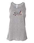 Racerback, Good Vibes, Retro Tank Top, Vintage Racerback, Soft Bella Canvas, Sublimation, Gift For Her, Vintage Tank, Ladies Top, 70's Tank - Chase Me Tees LLC