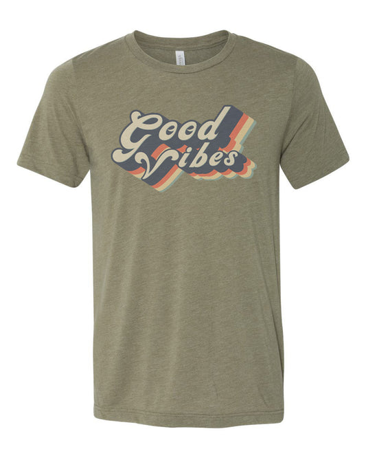 70's Shirt, Good Vibes, Vintage Shirt, Vibing, Trendy, Unisex, Sublimation T, Soft Bella T, Vintage Tees, Retro Shirt, Gift For Him, Mom Tee - Chase Me Tees LLC