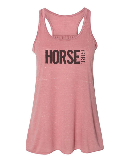 Horse Girl, Racerback, Equestrian Apparel, Soft Bella Canvas, Sublimation, Horse Tank Top, Horseback, Horse Lover, Equestrian Shirt, Horses - Chase Me Tees LLC