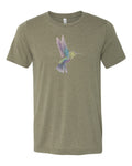 Hummingbird Shirt, Watercolor Hummingbird, Unisex, Soft Bella Canvas, Vintage T, Retro, Gift For Her, Hummingbird Lover, Bird Shirt, Trendy - Chase Me Tees LLC