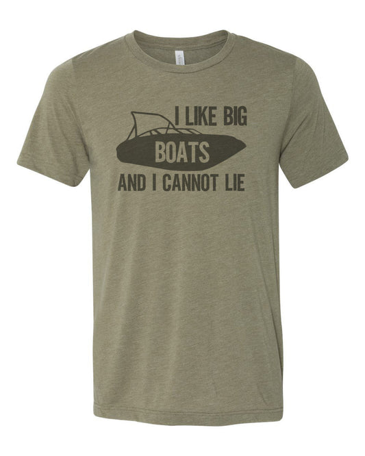 Boating Shirt, I Like Big Boats And I Cannot Lie, Unisex, Sublimation T, Boating Apparel, Lake Shirt, Lake Tee, Summer Shirt, Gift For Him - Chase Me Tees LLC
