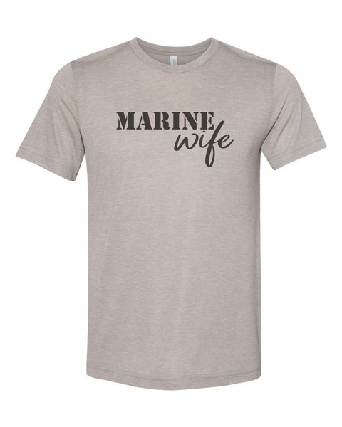 Marine Wife Shirt, Marine Wife, Sublimation T, Military Wife, Soft Bella Tee, Gift For Marine Mom, Marine Mom, Military Shirt, Marine Wifey - Chase Me Tees LLC