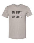 Boat Shirt, My Boat My Rules, Fishing Apparel, Fishing Tshirt, Sublimation T, Fisherman Shirt, Dad Shirt, Hunting And Fishing, Captain Shirt - Chase Me Tees LLC