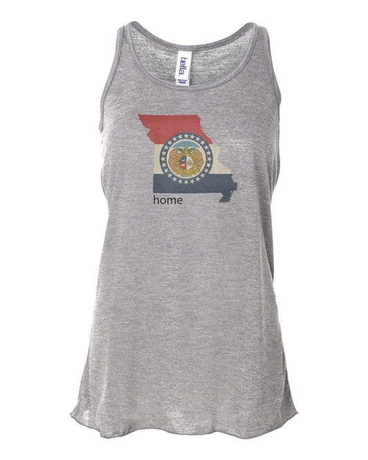 Missouri Tank, Missouri Is Home, Womens Missouri Shirt, Soft Bella Canvas, Sublimation, MO Tee, I'm From Missouri, MO Shirt, MO Racerback - Chase Me Tees LLC