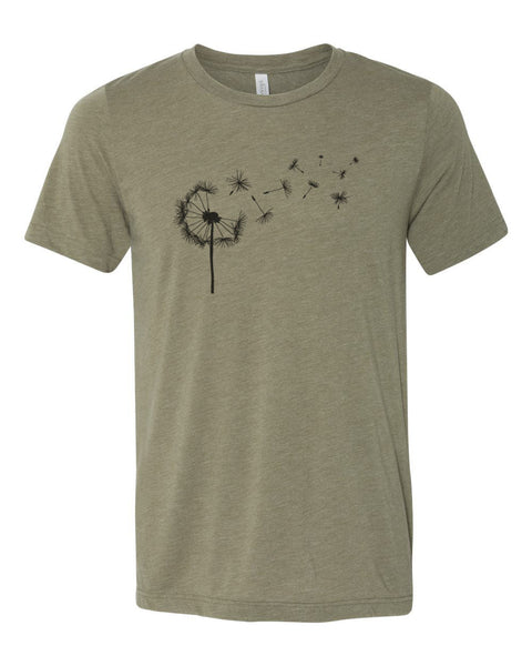 Dandelion Shirt, Dandelion, Unisex, Soft Bella Canvas, Sublimation, Gift For Her, Boutique Shirt, Gift For Mom, Dandelion Tee, Flower Lover - Chase Me Tees LLC