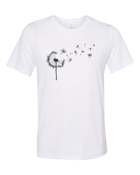 Dandelion Shirt, Dandelion, Unisex, Soft Bella Canvas, Sublimation, Gift For Her, Boutique Shirt, Gift For Mom, Dandelion Tee, Flower Lover - Chase Me Tees LLC