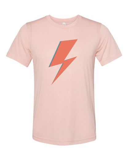 David Bowie Lightening Bolt, Bowie Shirt, Ziggy Stardust Shirt, Unisex, Soft Bella T, Sublimation, 90's Punk Rock, David Bowie Tee, Bowie - Chase Me Tees LLC