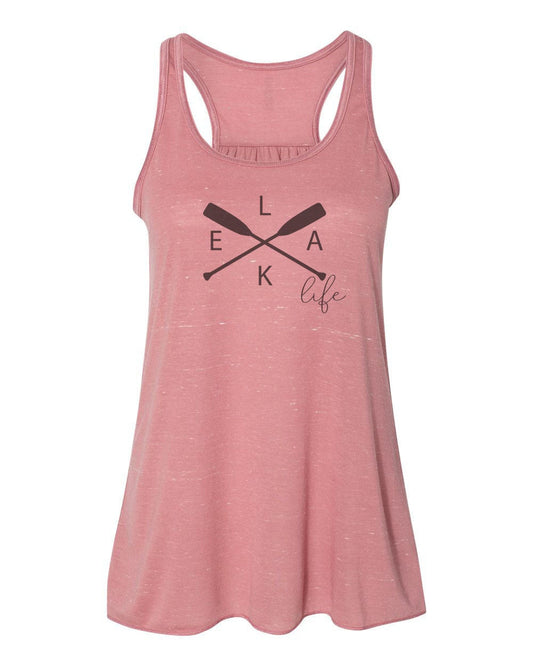Lake Life, Lake Tank Top, Vacation Tank, Racerback Tank Top, Sublimation, Lake Apparel, Vacay, Summer Tank, Workout Top, Soft Bella Tank - Chase Me Tees LLC