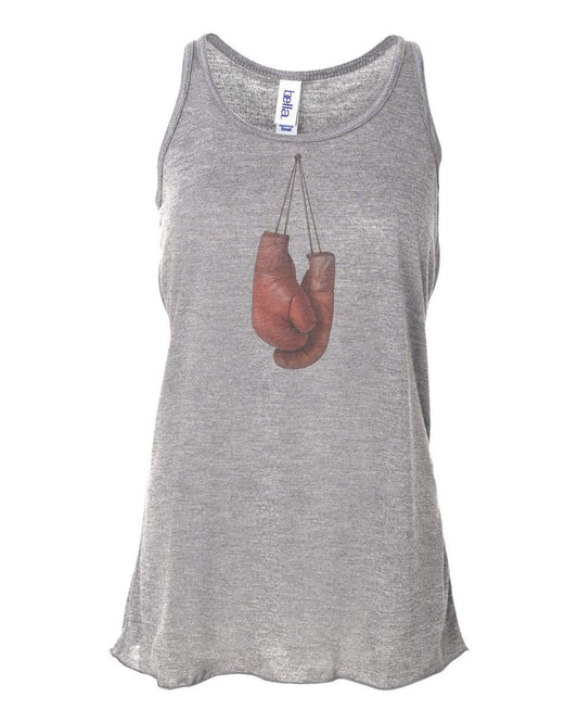 Boxing Tank Top, Boxing Gloves, Women's Boxing, Soft Bella Canvas, Sublimation, Boxing Racerback, Mom Gift, Fit Mom, Athletic Clothes, Retro - Chase Me Tees LLC