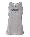 Beach Tank, Happiness Comes In Waves, Muscle Tank, Soft Bella Canvas, Sublimation, Womens Tank, Happiness, Ocean Tank, Vacation Shirt, Waves - Chase Me Tees LLC