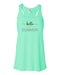 Hello Summer, Summer Tank, Racerback, Soft Bella Canvas, Sublimation, Muscle Tank, Womens Tank Top, Summer Shirt, I Love Summer, Gym Tee - Chase Me Tees LLC