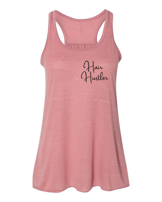 Hair Influencer, Hair Hustler, Racerback, Shampoo Dealer, Hair Stylist Tank, Soft Bella Canvas, Sublimation, Beautician Shirt, Hair And Skin - Chase Me Tees LLC