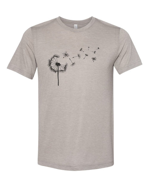 Dandelion Shirt, Dandelion, Unisex, Soft Bella Canvas, Sublimation, Gift For Her, Boutique Shirt, Gift For Mom, Dandelion Tee, Flower Lover - Chase Me Tees LLC