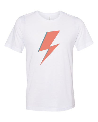 David Bowie Lightening Bolt, Bowie Shirt, Ziggy Stardust Shirt, Unisex, Soft Bella T, Sublimation, 90's Punk Rock, David Bowie Tee, Bowie - Chase Me Tees LLC