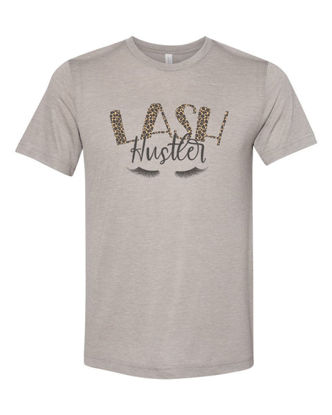 Lash Hustler, Lash Shirt, Soft Bella Canvas, Lashes, Ladies Tee, Gift For Her, Sublimation Tee, Eye Lash Shirt, Eye Lashes, Lash Expert - Chase Me Tees LLC