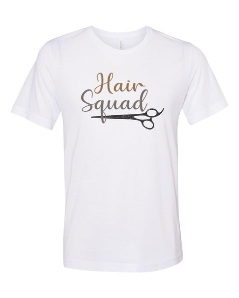 Hair Stylist Shirt, Hair Squad, Gift For Hair dresser, Beautician Shirt, Gift For Her, Salon Shirt, Hairdresser Shirt, Gift For Hair Sylist - Chase Me Tees LLC