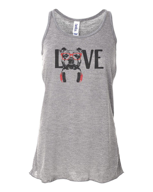 English Bulldog Tank, Love English Bulldog, Racerback, Soft Bella Canvas, English Bulldog Owner, Bulldog Mom, Muscle Tank, Gym Tank, Bulldog - Chase Me Tees LLC