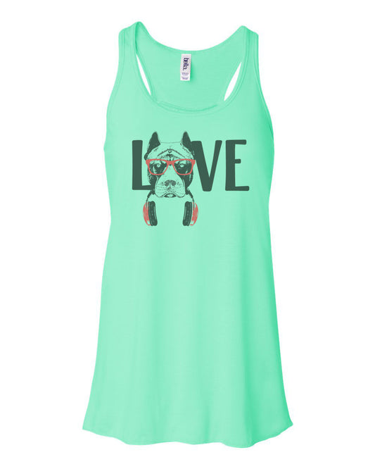 Pit Bull Tank, Love Pit Bull, Racerback, Soft Bella Canvas, Pit Bull Owner, Pit Bull Mom, Muscle Tank, Gym Tank, Pit Bull Racerback, Dog Mom - Chase Me Tees LLC