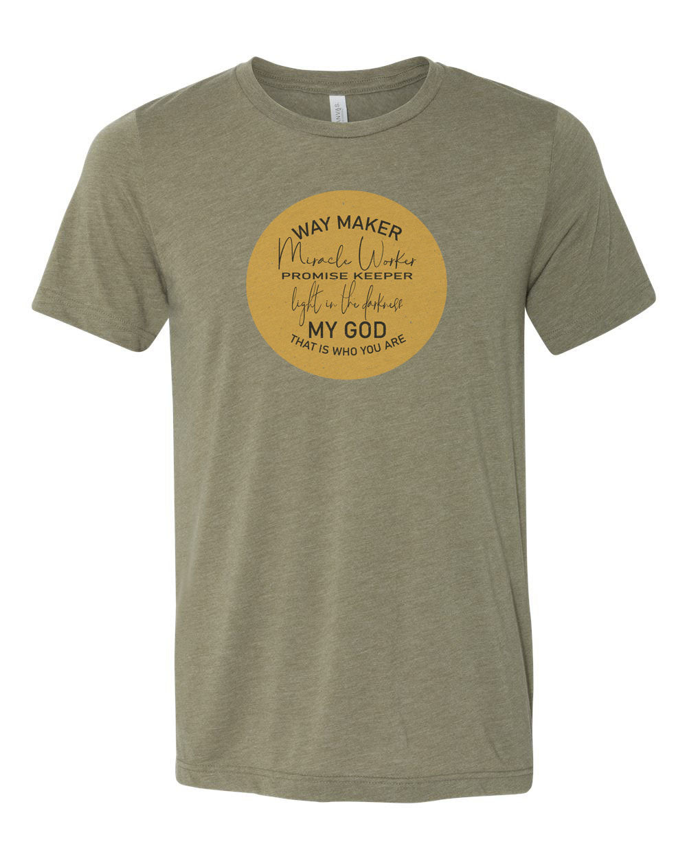 Christian Shirt, Way Maker, Miracle Worker, Promise Keeper, Light In The Darkness, Unisex Tee, Christian Apparel, Praise & Worship, Worship - Chase Me Tees LLC