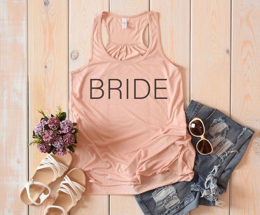 Bachelorette Tank Top, Bride, Bride Racerback, New Bride, Honey Moon Shirt, Getting Married, Wedding Tank, Wife To Be, Marriage Shirt, Mrs T - Chase Me Tees LLC