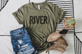 River Girl Shirt, River Girl, Float Trip Tee, Kayak Shirt, River Lover, Gift For Her, Mom Shirt, Canoe Apparel, Women's Fishing Shirt, River - Chase Me Tees LLC