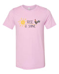 Rise And Shine Shirt, Rooster Rise And Shine, Farm Shirt, Chicken Shirt, Unisex Fit, Soft Bella T, Country Sayings, Rooster Shirt, Funny - Chase Me Tees LLC