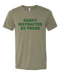 Easily Distracted By Frogs, Frog Shirt, Frog Lover, Unisex Fit, Sublimation, Gift For Frog Lover, Amphibian Lover, Gift For Her, Frogs - Chase Me Tees LLC