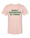 Easily Distracted By Frogs, Frog Shirt, Frog Lover, Unisex Fit, Sublimation, Gift For Frog Lover, Amphibian Lover, Gift For Her, Frogs - Chase Me Tees LLC
